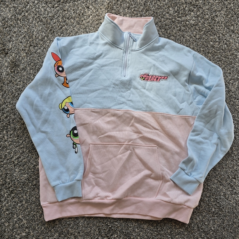 Cakeworthy x Powerpuff Girls half-zip pullover Sweatshirt